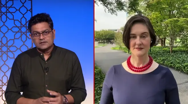 बीबीसी न्यूज़ हिंदी के संपादक नितिन श्रीवास्तव की अमेरिकी विदेश मंत्रालय की प्रवक्ता मार्गरेट से खास बातचीत