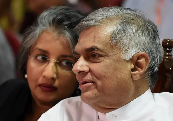 රනිල් වික්‍රමසිංහ සහ මෛත්‍රී වික්‍රමසිංහ