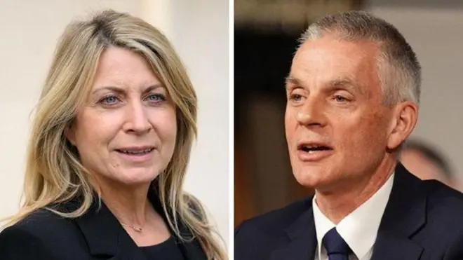 Колаж з фото Тіма Дейві та Дебори Тернесс 