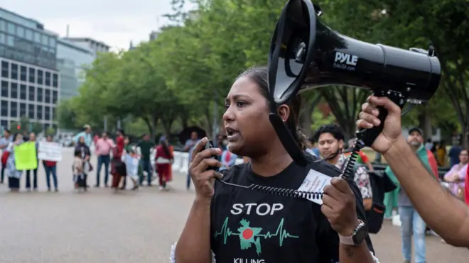 बांग्लादेश में विरोध प्रदर्शन
