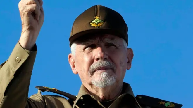 Ramiro Valdés un 1 de mayo de 2019. 