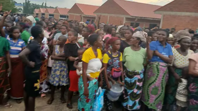 Picture of internally displaced perspns in Benue State