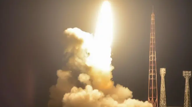 Запуск межконтинентальной баллистической ракеты