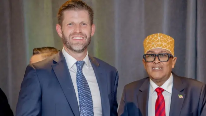 Madaxweyne Cirro iyo Eric Trump