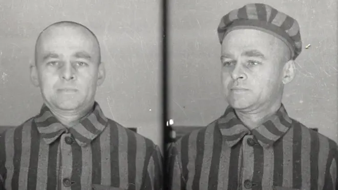 Las fotos de Witold Pilecki tomadas por las autoridades nazis cuando fue internado en Auschwitz 