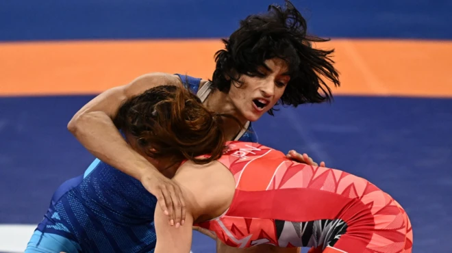 पेरिस ओलंपिक के दौरान विनेश फोगाट