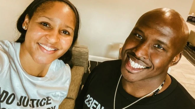 Maya na Irons, bafotowe nyuma y'uko uyu avuye muri gereza mu kwezi kwa karindwi uyu mwaka