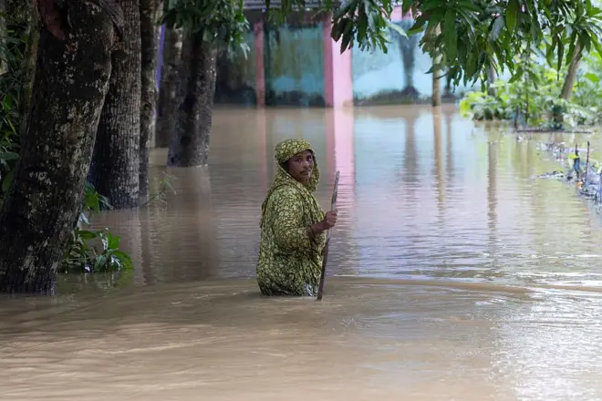 বাংলাদেশে বন্যার ফাইল ছবি