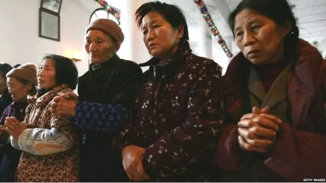 चीन, ईसाई धर्म