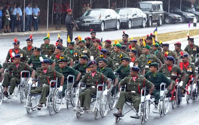 Disabled soldiers, Sri Lanka
