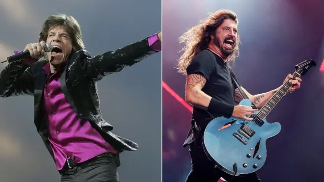 Mick Jagger and Dave Grohl and partnered on surprise lockdown single Eazy Sleazy