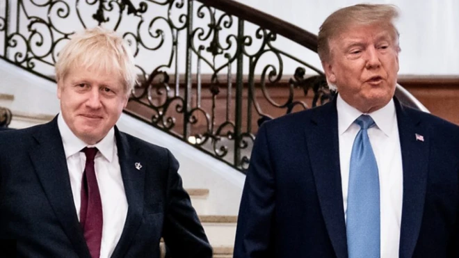تحدث جونسون مع ترامب عن القيود التجارية الأمريكية التي تواجهها بريطانيا على هامش قمة السبع