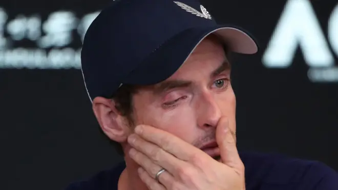 Andy Murray was in tears as he spoke to journalists on Thursday