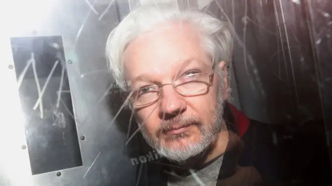 Julian Assange, hace un año.