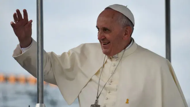 한국을 찾은 프란치스코 교황