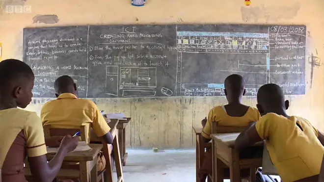 ኮምፕዩተር የሌለበት የኮምፕዩተር መማሪያ ከፍል