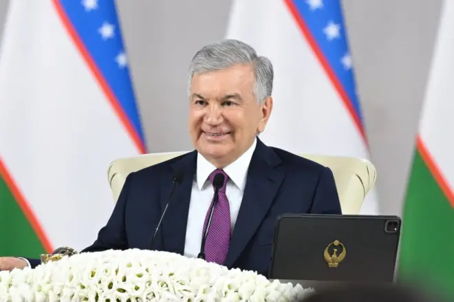 Ўзбекистон Президенти Шавкат Мирзиёев.