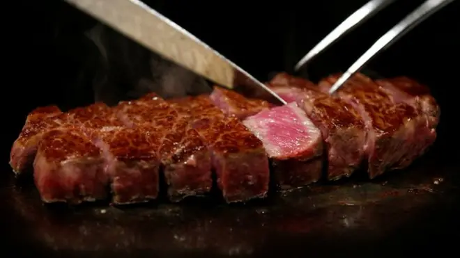 日本著名的神户牛肉