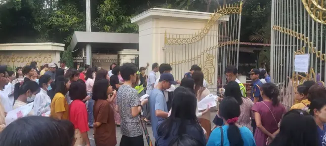 ရန်ကုန်မှာ ၂၀၂၂ ခုနှစ်တုန်းက ကျင်းပတဲ့ JPLT စာမေးပွဲမြင်ကွင်း 
