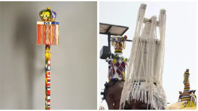 Aworan ade ati opa ase