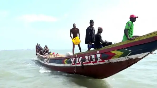 Рыбаки в Гвинее