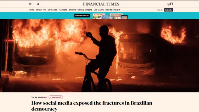 Reprodução da matéria do Financial Times