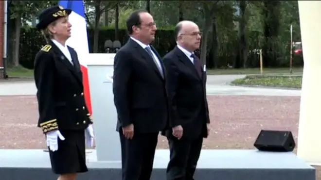 Визит Франсуа Олланда в Кале