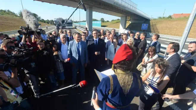 Deonicu autoputa Miloš Veliki otvorio je predsednik Srbije Aleksandar Vučić