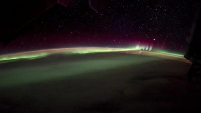 Astronauta registra visão impressionante de aurora boreal da Estação Espacial