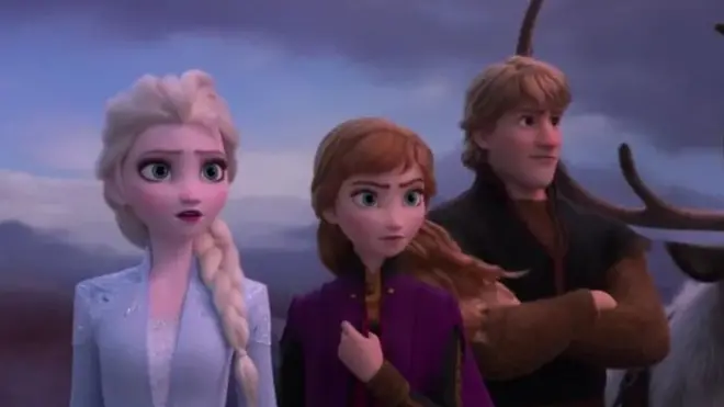 '겨울왕국2' 예고편에 등장하는 엘사, 안나, 크리스토프