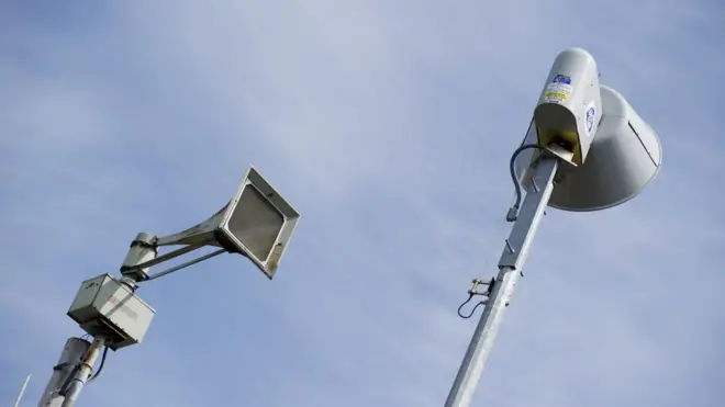 العديد من المدن الأمريكية لديها أنظمة إنذار لتحذير السكان من الأعاصير