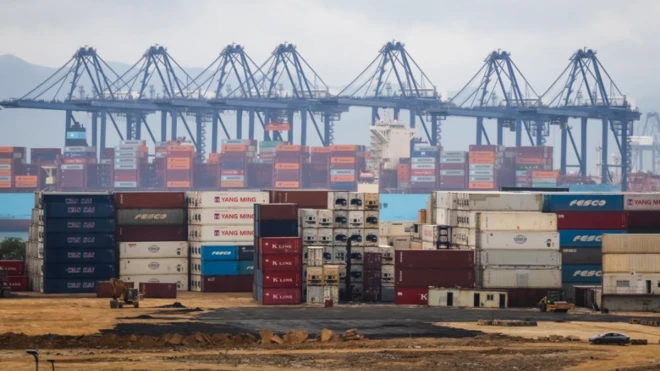 حاويات شحن في الصين 