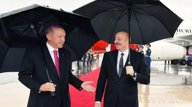 روسای جمهوری ترکیه و جمهوری آذربایجان