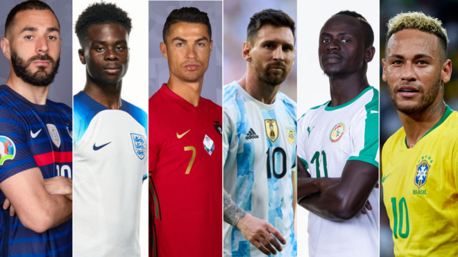 Some players wey dey go world cup