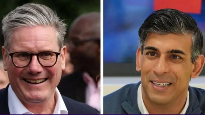 كير ستارمر وريشي سوناك