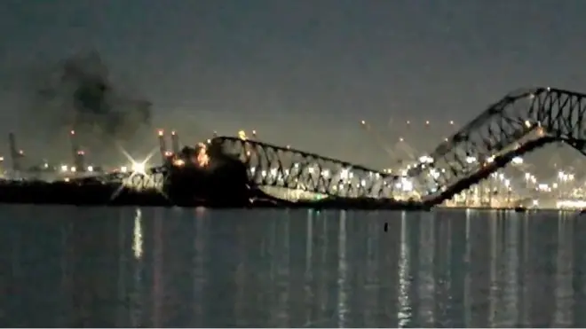 トリニダ橋 米ボルティモアの橋崩落、2人の遺体収容 衝突船からはデータ記録