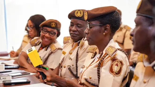 Officers of the Nigeria immigration Service