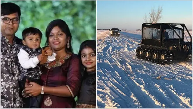 సరిహద్దు దాటేందుకు పటేల్ కుటుంబం 11 గంటల పాటు గడ్డకట్టే చలిలో నడక సాగించిందని కొంతమంది చెబుతున్నారు