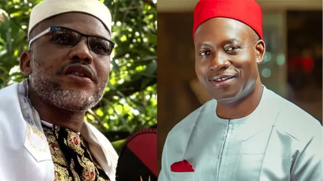 Nnamdi Kanu na Charles Soludo