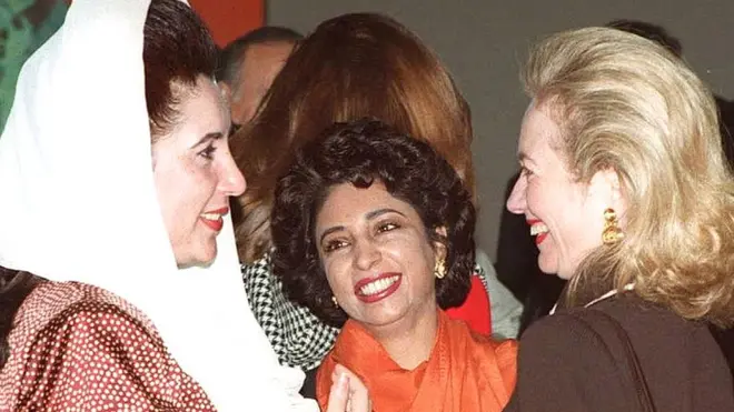 بینظیر، ملیحہ، کلنٹن