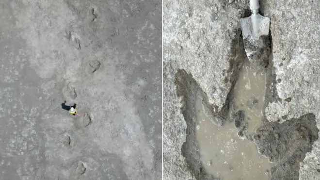 Otisci dinosaurusa: Staza iz doba jure pronađena u kamenolomu u Velikoj Britaniji