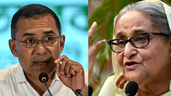 இந்தியா - வங்கதேசம், தாரிக் ரஹ்மான் - ஷேக் ஹசீனா 