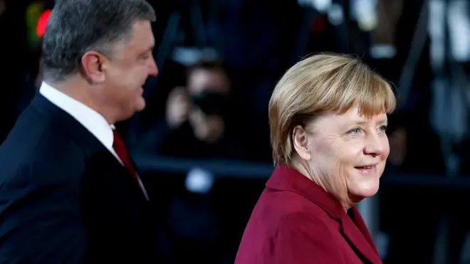 Ангела Меркель і Петро Порошенко