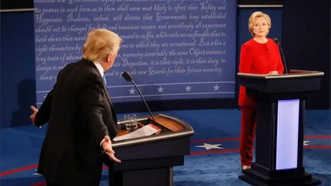 Первые теледебаты, Трам и Клинтон