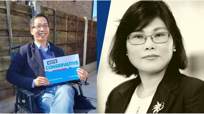 탈북민 티모시 조 씨와 박지현 씨는 맨체스터 지역에서 보수당 후보로 출마한다