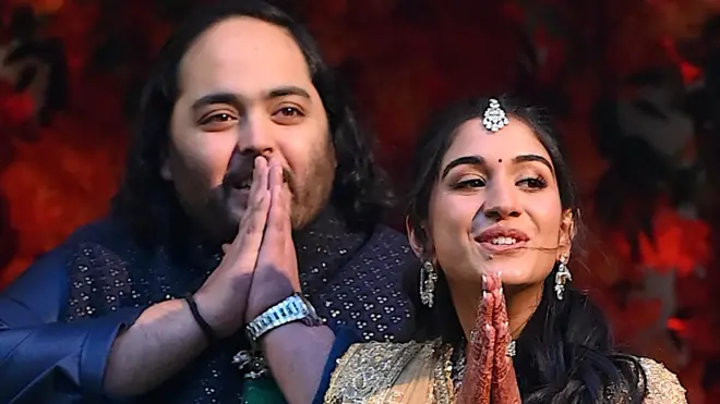 اننت امبانی اور رادھیکا مرچنٹ