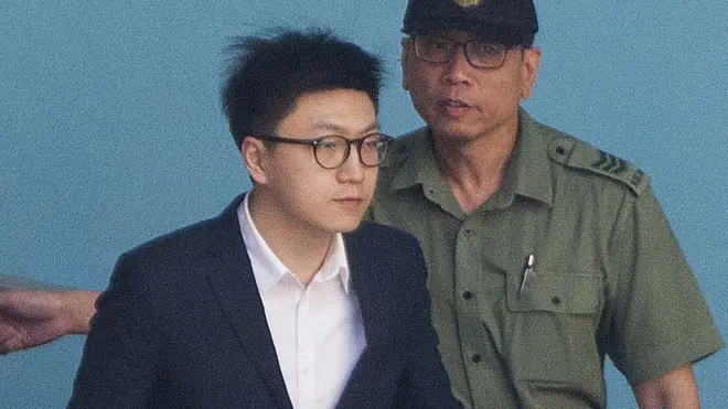 中國官媒和香港親建制陣營稱梁天琦鼓吹香港示威者走向暴力。