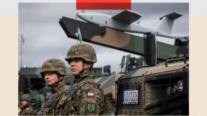 ڈرون پولینڈ فوجی