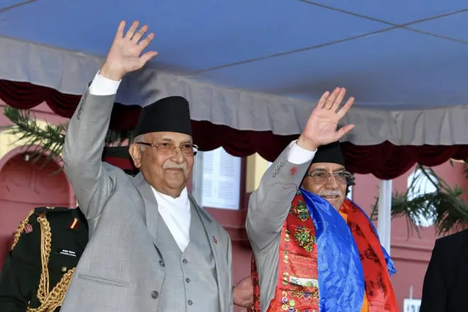 केपी ओली र प्रचण्ड