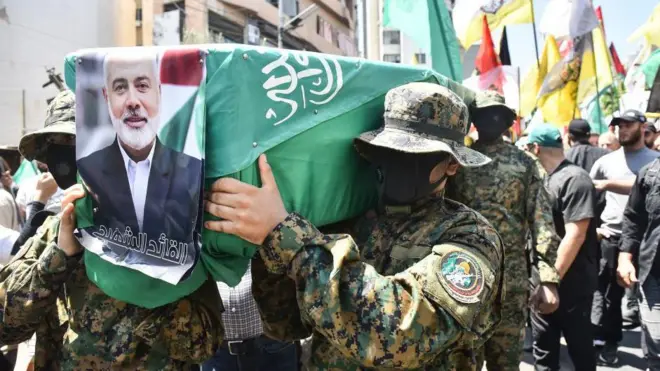 Похороны Исмаила Хании